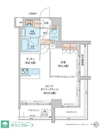 ＡＬＴＥＲＮＡ菊川Iの物件間取画像